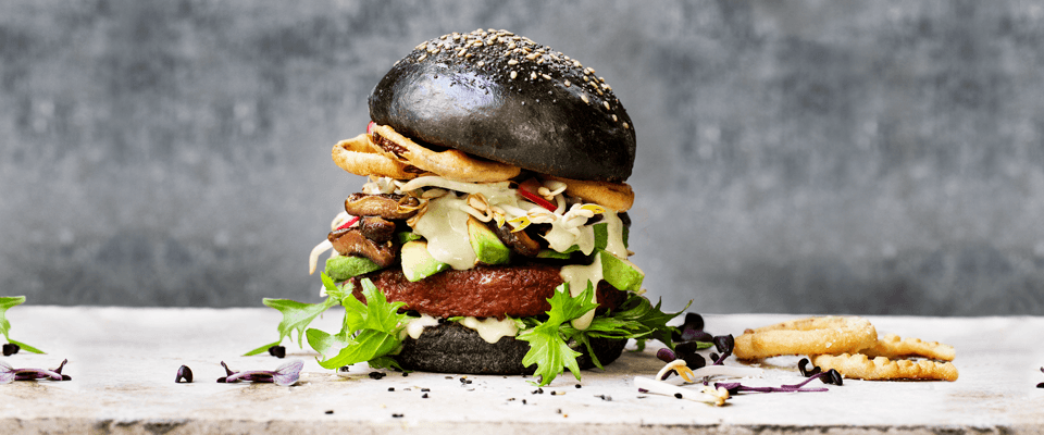 Nehmen Sie einen vegetarischen Burger auf Ihre Speisekarte