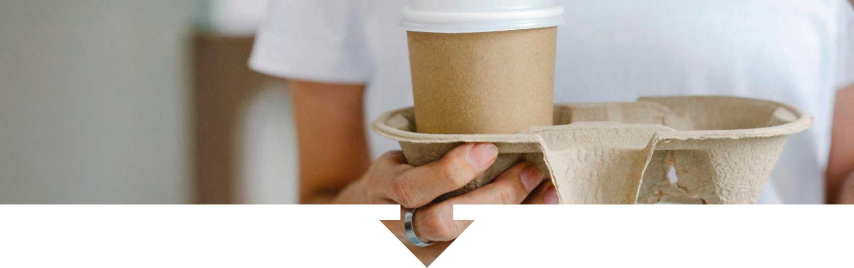 To go Produkte, Verpackung, Kaffee Becher