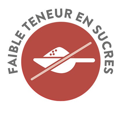 Faible teneur en sucres