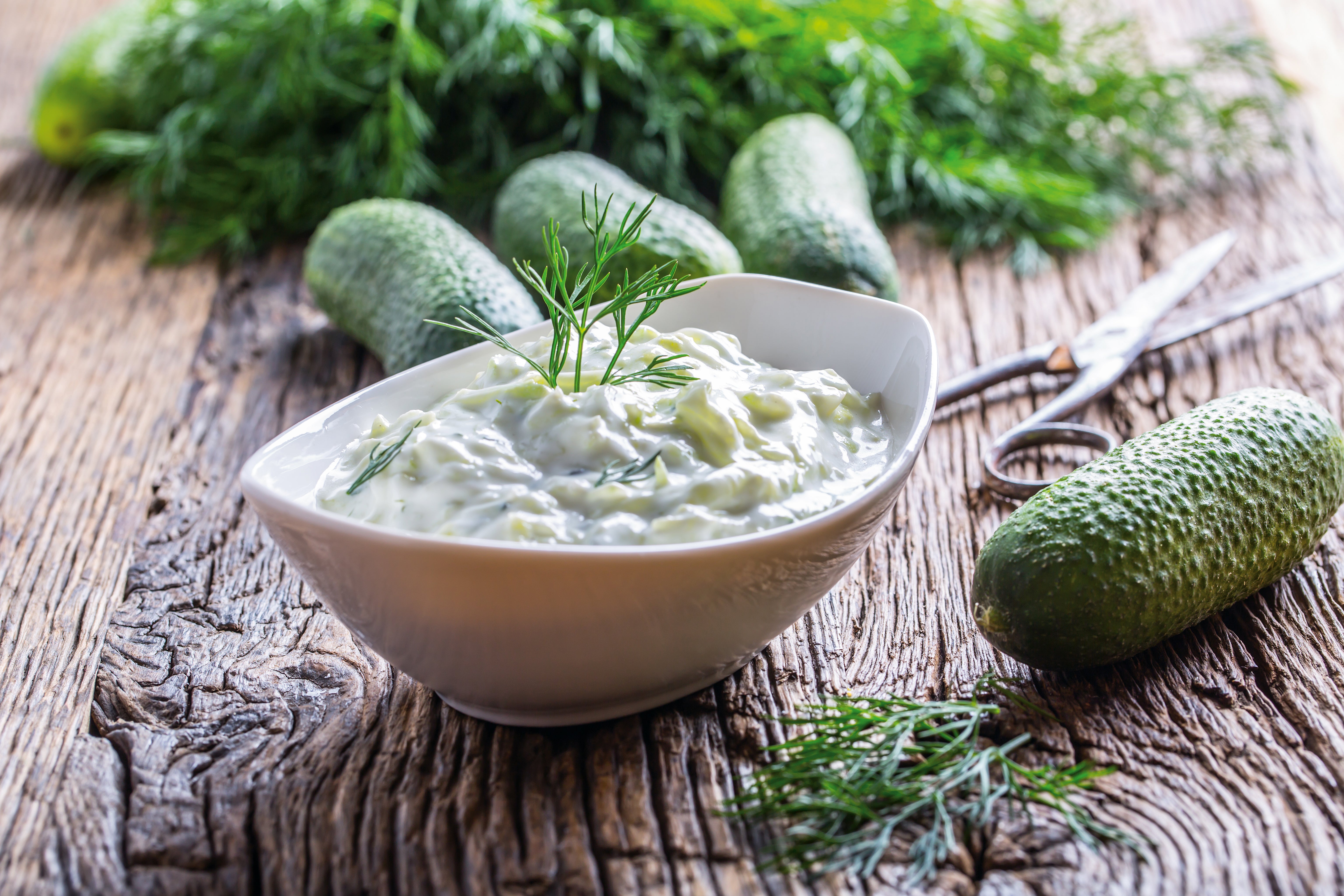 Kalte Saucen Kräuter Gurke