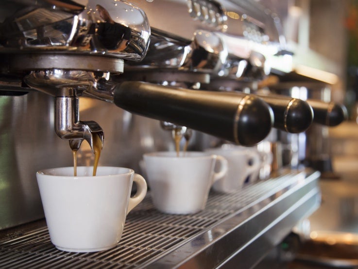 Kaffeemaschine Kaffeebohnen