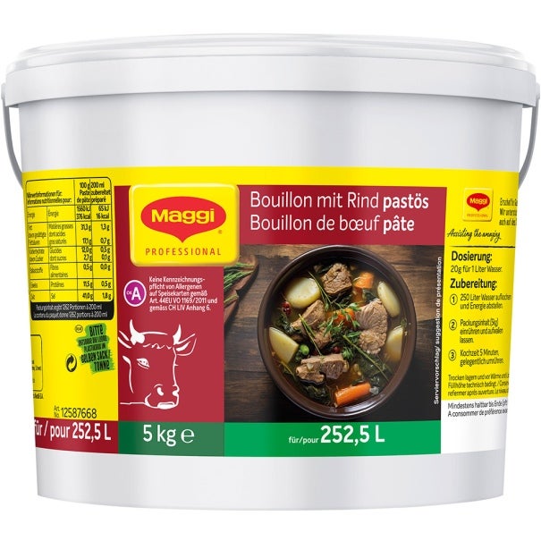 MAGGI® Bouillon mit Rind pastös
