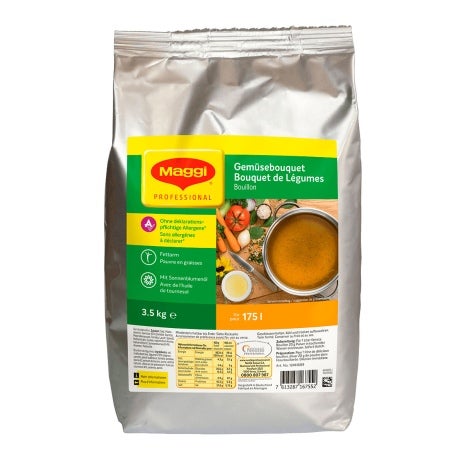MAGGI Bouillon Gemüsebouquet ohne Deklarationspflichtige Allergene 3,5 kg