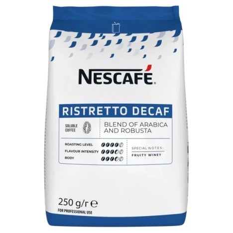 NESCAFE RISTRETTO DECAF 250g Packung