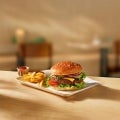 GARDEN GOURMET Deluxe Burger mit Pommes
