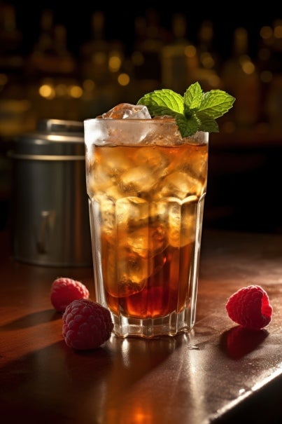 Boisson froide PUNCH aux baies des bois