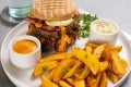 Burger mit Speck