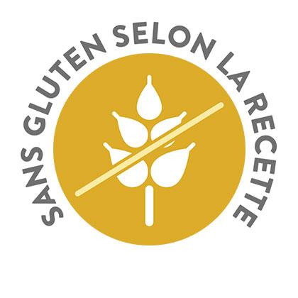 Sans gluten selon la recette